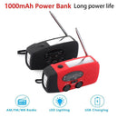 Flashlight AM/FM Solar FM Radio Receiver Hand Crank Radio Wireless Bluetooth