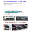 PCIE X4 Riser Card U.2 to PCIE SSD Adapter PCIe SATA HDD Computer Expansion Card