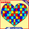 5D DIY Full Drill Diamond Painting Heart Embroidery Mosaic Craft Home Decor Kit