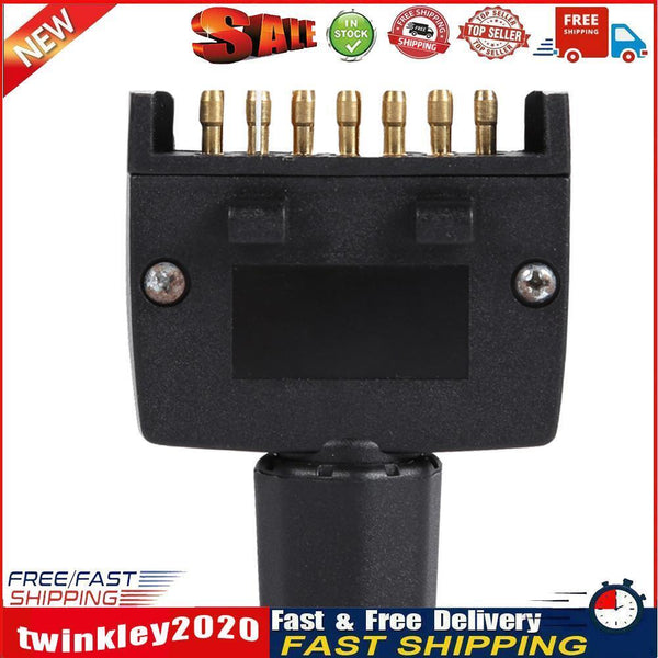 7 Pin AU Flat Male Trailer Socket Plug Connector Adapter for RV Trailer Newly