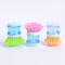 Kitchen Cleaning Brushes Tools Liquid Soap Dispenser DishBowl Brush Pot K6S7