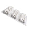 6 Cavity Square Cloud Shaped Silicone Bakeware Mold DIY Mousse Jelly Moulds