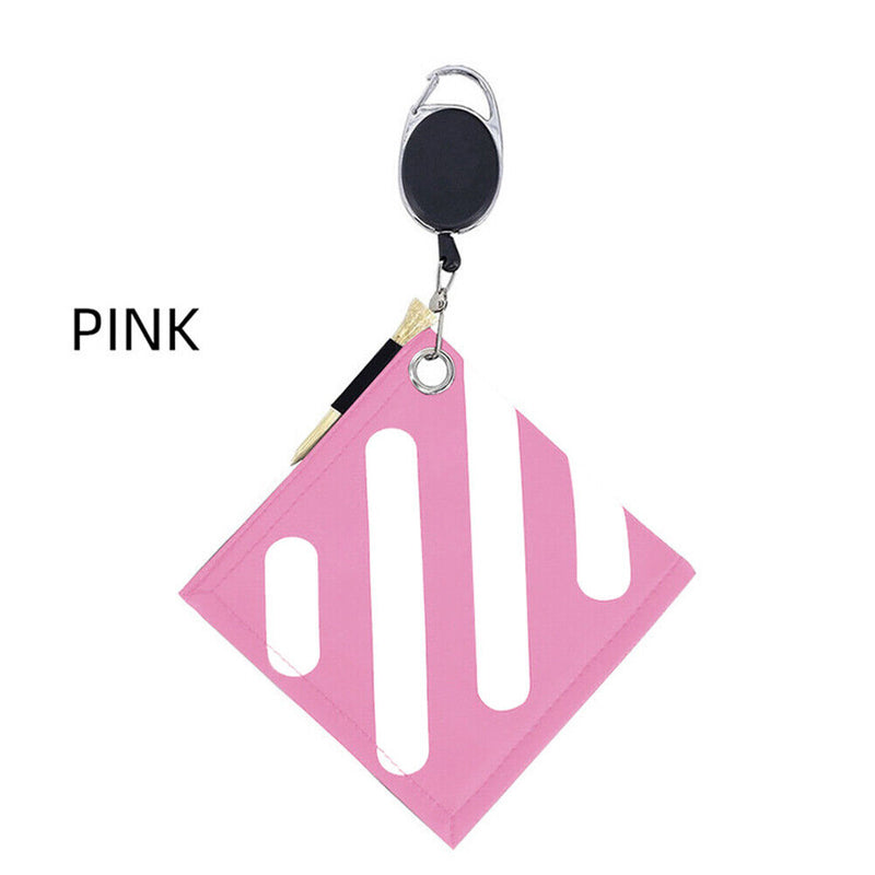 Portable Double-Sided Golf Club Wiping Towel Golf Cleaning Bag Golf Accessori