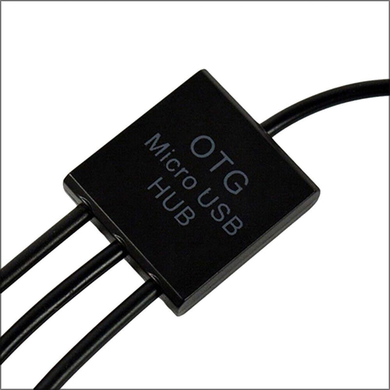 Digital Camera Flash Drive 3 In1 Converter Host Micro USB HUB OTG Cable Adapter