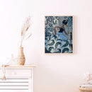 DIY Canvas Digital Oil Picture Big Dress Girl Paint by Number Home Picture Decor