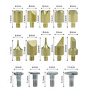 Pyrography Marking Wood Burning Pen Tips Kit Soldering Iron Head Set Stencil