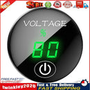 Car DC 5-48V Panel Voltmeter Touch Switch Battery Capacity Tester (Green) Newly
