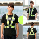 Multi Adjustable Outdoor Safety Visibility Reflective Vest Gear Stripes Newly