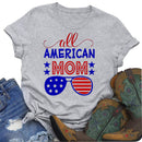 Independence Day Print Letter Tea (Light Grey M) T-Shirt