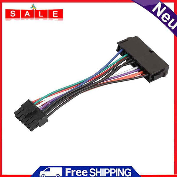 ATX 24-Pin Female 12-Pin Male PSU Converter Adapter for Acer Q87H3