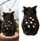 Decoration Owl Candle Holder Wrought Iron Craft Candelabra Plate Candlestick