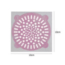 10pcs Disposable Hair Filter Drain Stickers Self-Adhesive Bath Cover Net