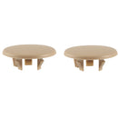 2x Car Rear Armrest Cover Cap Seat Handle Trim for Chevrolet Tahoe (Beige) Newly