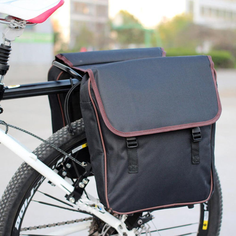 Mountain Bike Trunk Bags Bicycle Double Side Rear Rack Tail Seat Pannier Newly