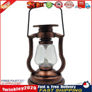Solar Powered Retro Classic Kerosene Lamp Portable LED Lantern Light (B) Newly
