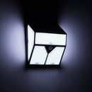436 LED Solar Powered Lights Outdoor Bright PIR Motion Sensor Lamp (Two)