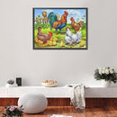 5D Diamond Painting Kit DIY Chicken Coop Full Round Drill Mosaic Pictures