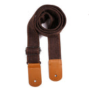 Guitar Strap Anti Slip Bass Ukulele Shoulder Belt Musical Parts (Coffee) Newly