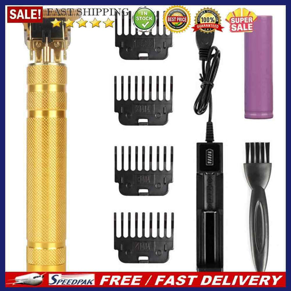 Rechargeable Electric Beard Hair Clipper Hair Cutting Machine for Home Salon