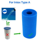 Swimming Pool 20x10cm Foam Reusable Washable Cleaner Filter Sponges (1pc) Newly