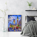 5D Diamond Painting City Street Full Round Drill DIY Mosaic Kit Home Pictures