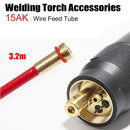 Set Welder Accessory Wire Feed Tube Welding Torch MB15AK Assembly for 15AK