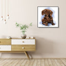 #A Waterside Cat Oil Paint By Numbers DIY Handpainted on Canvas Picture Unfram