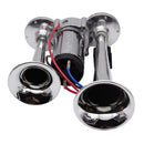 Universal Dual Trumpets 600dB Electric Air Compressor Horn for Car Truck Boat