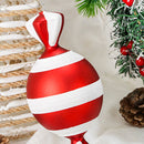 #A 15cm Painted Candy Pendant PVC Portable Reusable Christmas Tree Hanging Orn