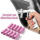 10pcs Sandblaster Spray Tips Sandblasting Gun Ceramic Nozzles Kit (4.5mm) Newly
