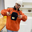 Ladies Fashion Corduroy Underarm Bags Women Winter Small Zipper Shopping Bag