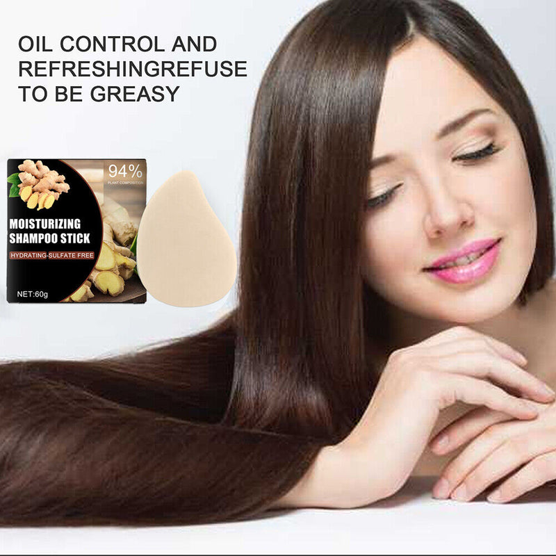 Pure Hair Cleansing Moisturizing Shampoo Soap Soften Anti-Dandruff Shampoo Ba