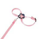 Parrot Leash Adjustable Harness Bird Anti Fly Outdoor Training Rope (Pink) Newly