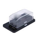 4 Way Blade Fuse Block Box with LED Warning Indicator + Cover for Car Marin