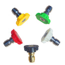 5Pcs High Pressure Mix Color Quick Connector 1/4" Car Washing Jet Lance Nozzle