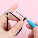 Knitting Tools Yarn Guides Thimble Ring Crown Knitting Loop Crochet Finger Wear