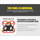 2pcs Bicycle Clipless Pedal Platform Adapters for SPD KEO Pedals (Black) Newly