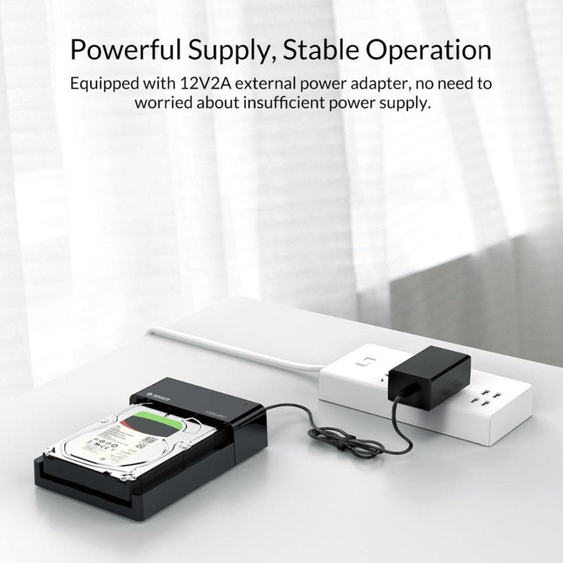 ORICO 6518C3-G2 2.5/3.5 inch SATA 10Gbps USB 3.1 Gen2 Type-C HDD Dock (EU)