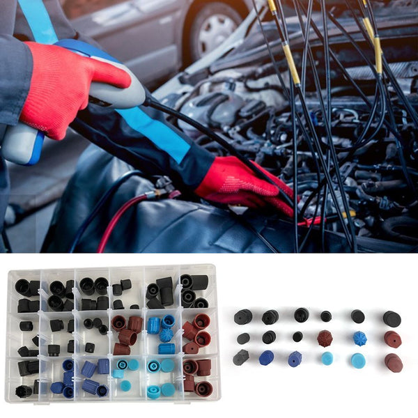 Dust Caps Set Air Conditioning Valve Core Cap for Car Air Conditioning Dust Cap