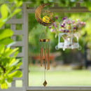 Solar Moon Fairy Light Hanging Iron Hollow Outdoor Garden Yard Patio Decoration