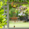 Solar Moon Fairy Light Hanging Iron Hollow Outdoor Garden Yard Patio Decoration