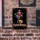 Weatherproof Retro Beer Advertisement Sign Iron Painting Wall Drawing (C)