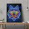 Part Drill Diamond Painting Wolf Luminous Art 5D DIY Special Shaped Picture Kit