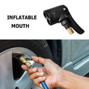 2 in 1 Inflatable Pump Car Tire Air Chuck Valve Connector Adapter (A)