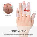 2pcs/Set Anti-Skid Finger Sleeves Cover Cap Finger Toe Corn Protector (A) Newly