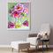 Paeonia Flower Series Oil Paint By Numbers Kit Frameless Drawing Picture Decor