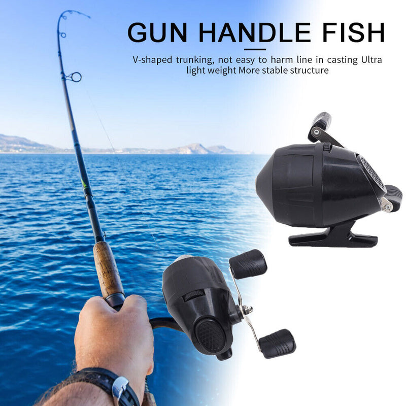 Everpert Outdoor Hunting Wheel Hunting Fishing Rollers Bow Slingshot Catapult Fish Wheel H