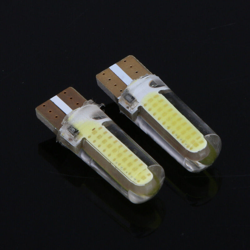 4 X W5W 168 T10 3W Shows Wide Light Silicone License Plate Reading Lamp Newly