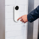 Doorbell Silicone Cover Case Doorbell Accessories for Google Nest (White) Newly