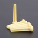 6-String Guitar Bridge Pins Saddle Nut Acoustic Cattle (Yellow) Newly